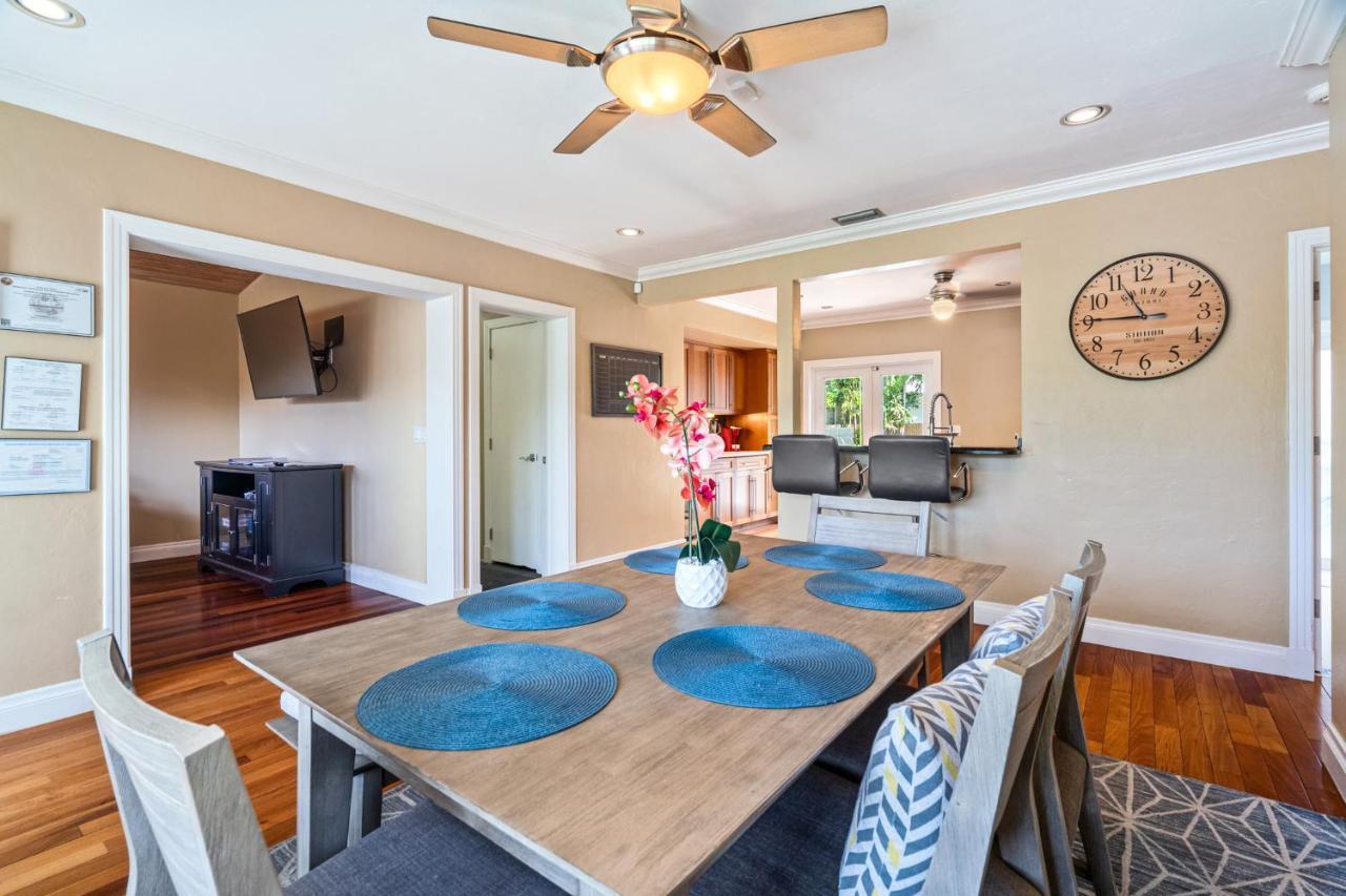 #1 Fort Lauderdale House - Heated Salt Water Pool - Private Oasis-Updated Gorgeous 3Br 3Ba - Las Olas エクステリア 写真