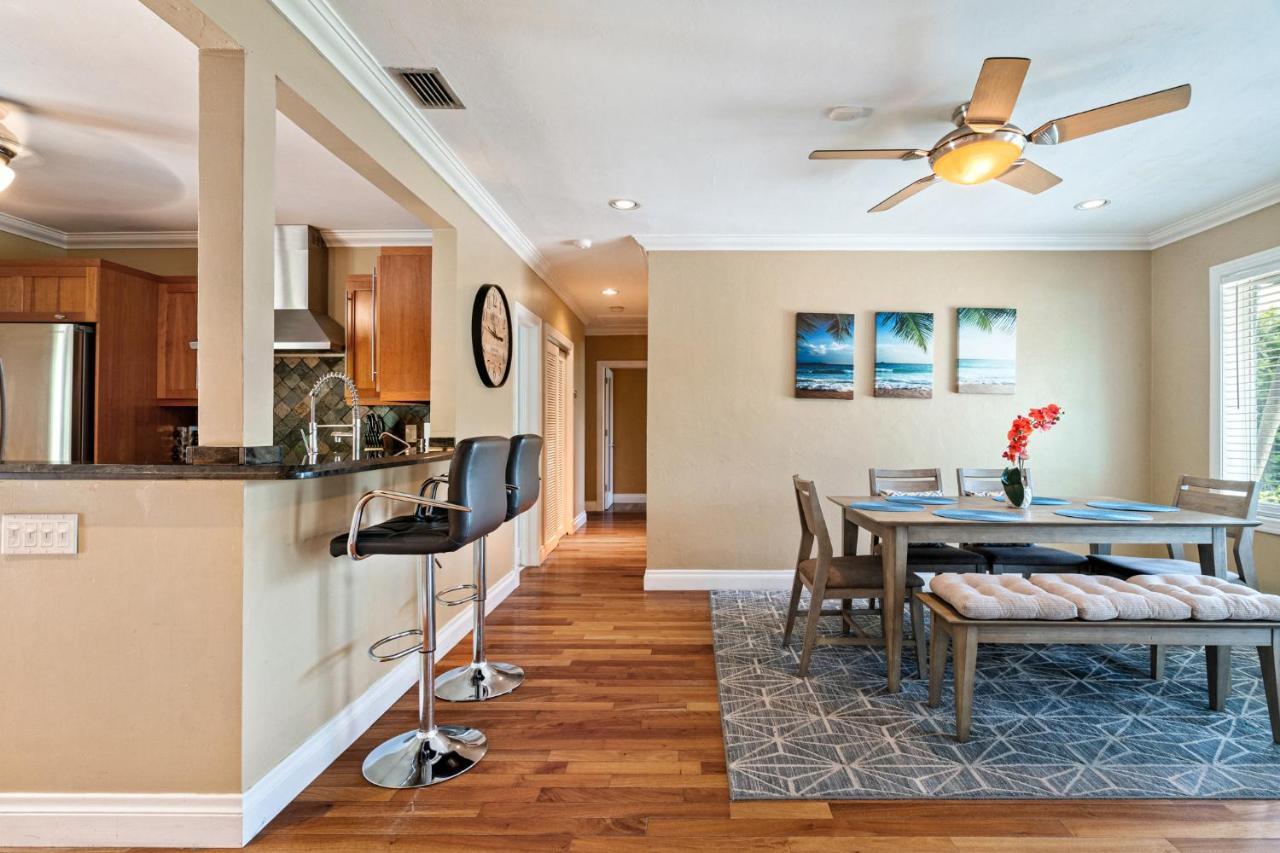 #1 Fort Lauderdale House - Heated Salt Water Pool - Private Oasis-Updated Gorgeous 3Br 3Ba - Las Olas エクステリア 写真